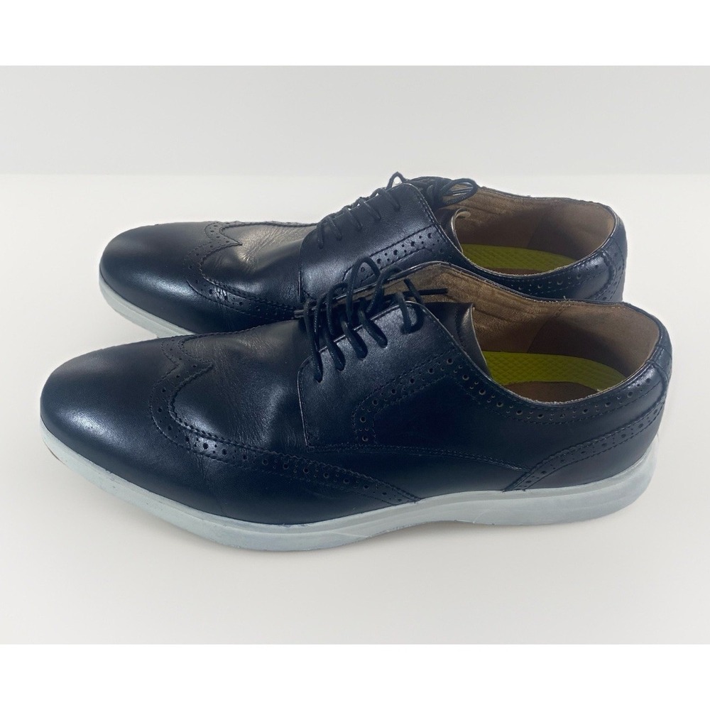 Men's Florsheim, Dash Wingtip Oxford 11768-111 Black 13M Office Preppy